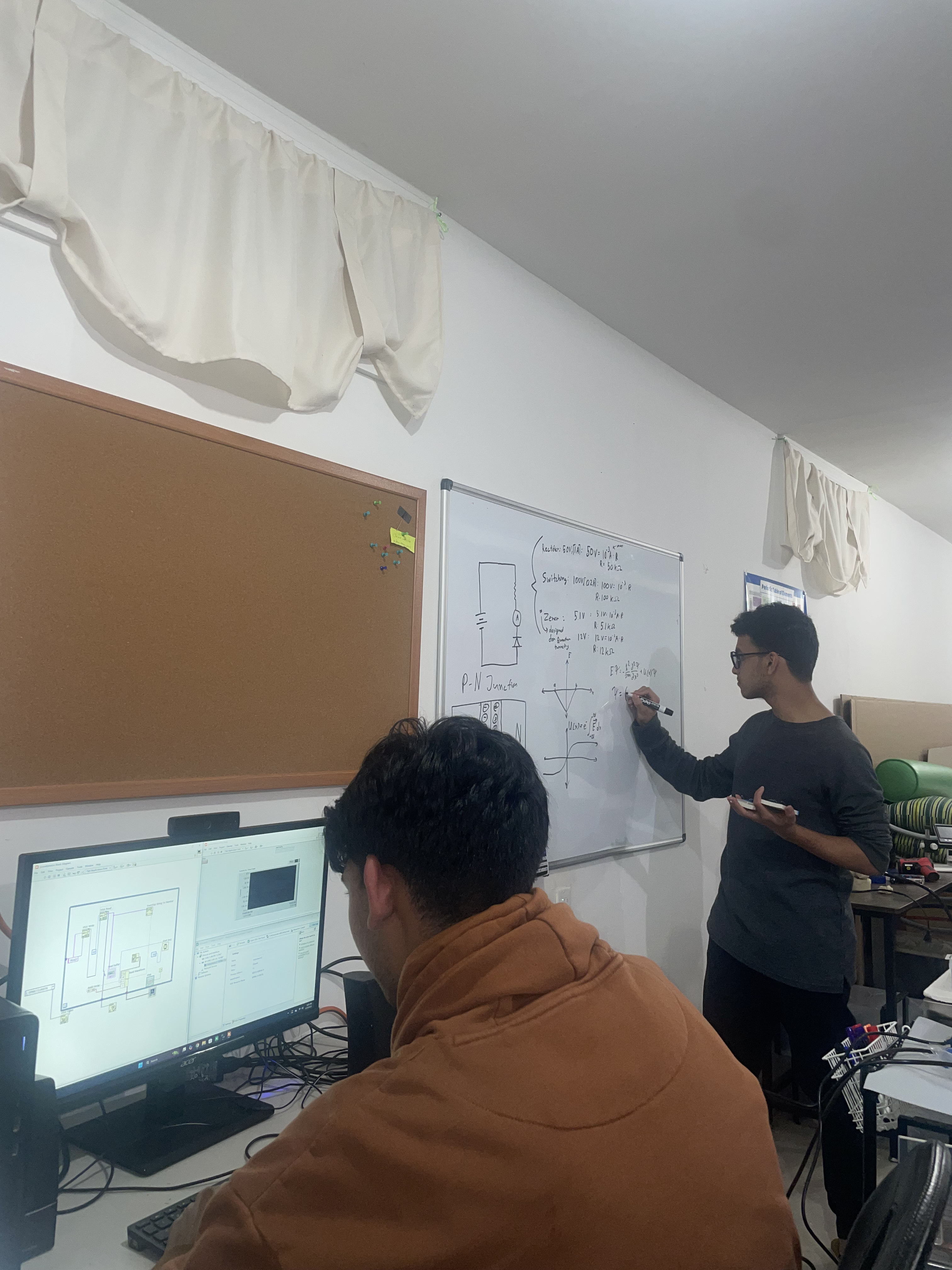 Ishmael presenting research